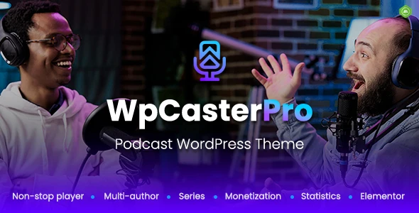 WpCasterPro – Podcast WordPress Theme
