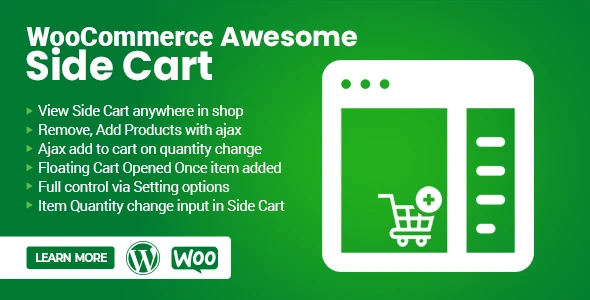 WooCommerce Side Cart – Slide-In Cart with Ajax & Mini Cart Features